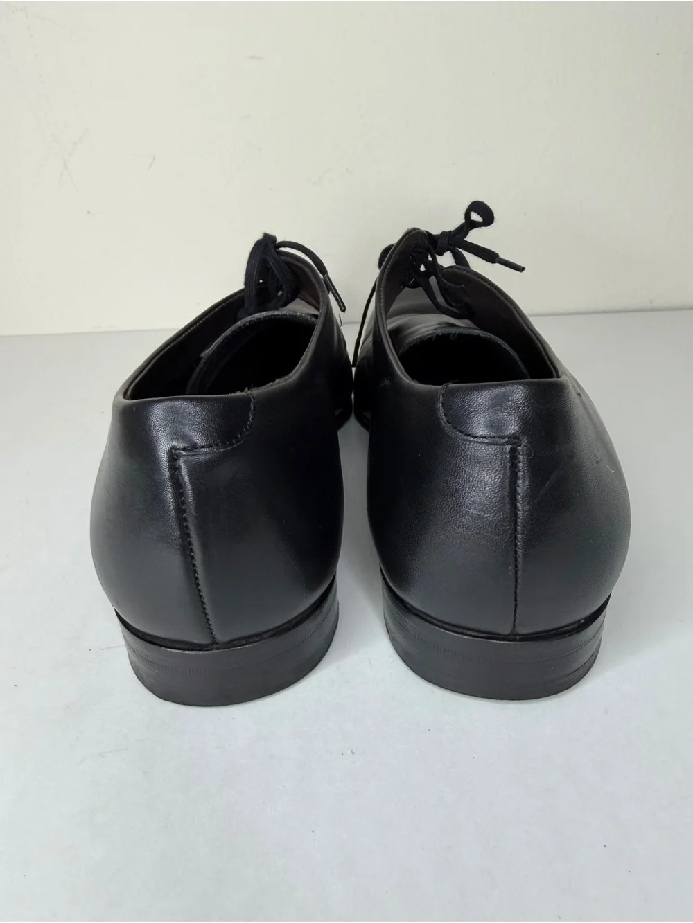 maison forte Oxfords Dress Shoes Men Size 11M Black Leather Made In Spain